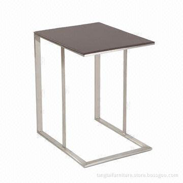 Rectangle coffee table made of stainless steel